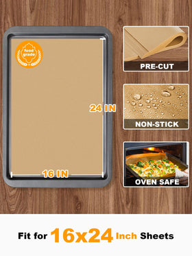 SMARTAKE unbleached, food-grade parchment for safe, versatile cooking and wrapping.