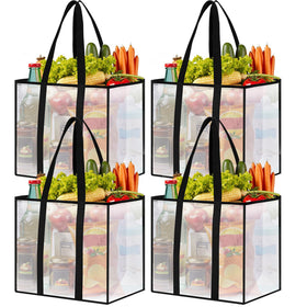 SmartTrends 4 Pack bags stand upright for easy loading and organization.