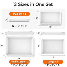 SmartTrends large serving tray 14x9 for party appetizers and gatherings