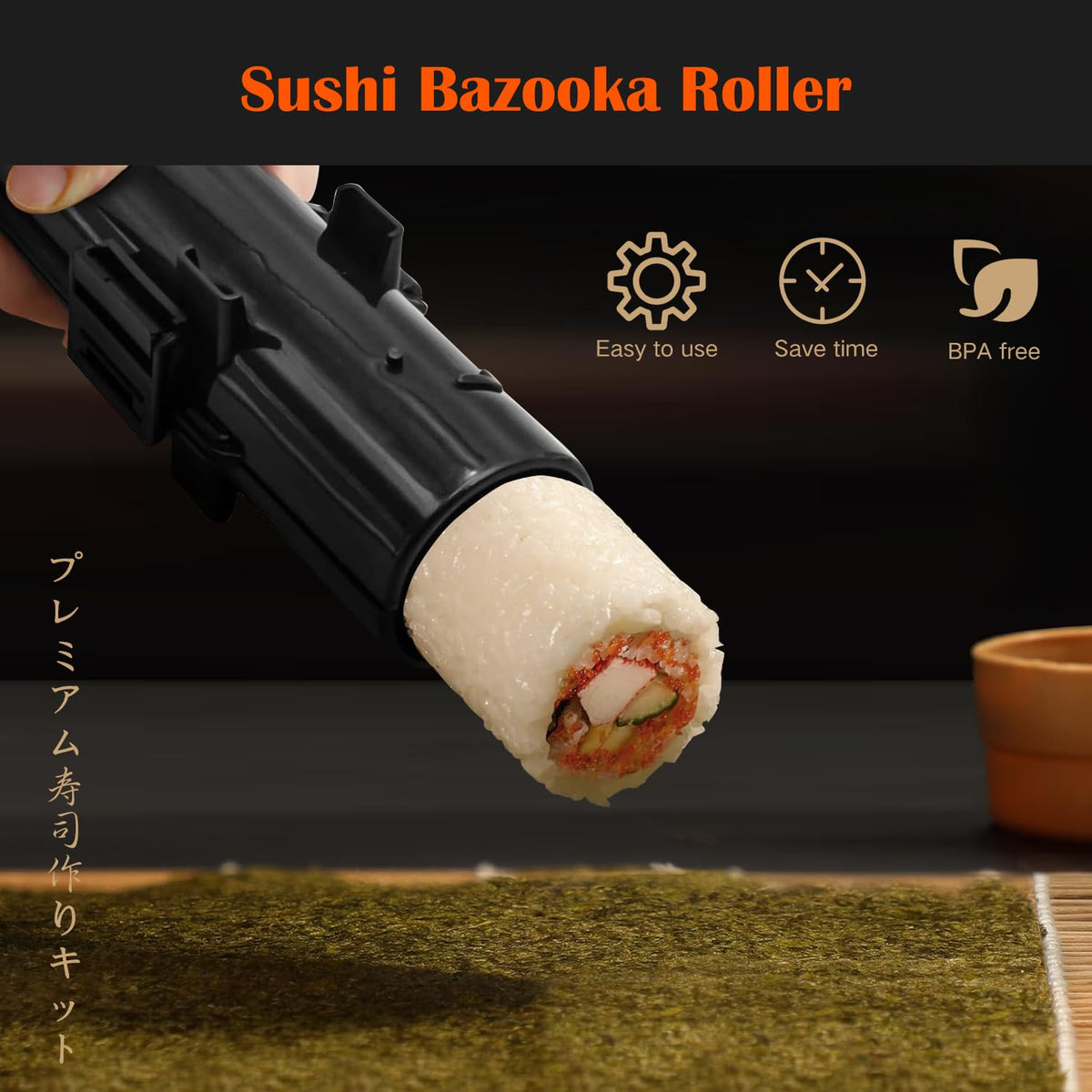 SmileTools triangle onigiri mold shapes rice triangles perfectly.