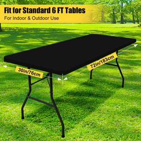 Smiry camping and picnic table cover elevates casual dining experiences.