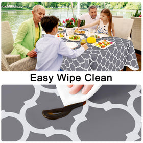 Smiry flannel backing provides non-slip grip.