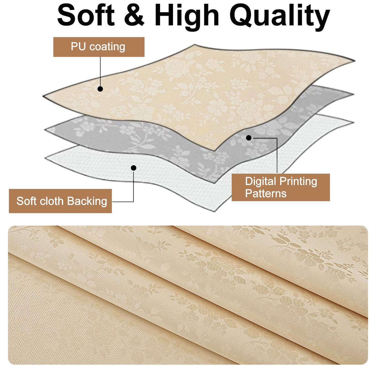 Smiry tablecloth for indoor and outdoor use, ideal for gatherings