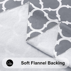 Smiry Moroccan-pattern design in grey colors.
