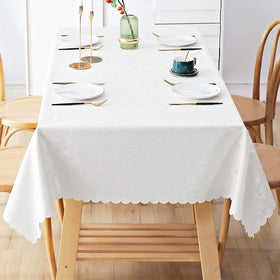 Smiry rectangle tablecloth indoor and outdoor dining suitable for versatile events.