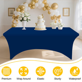 Smiry washable tablecloth stays fresh through events with cold-water machine wash.