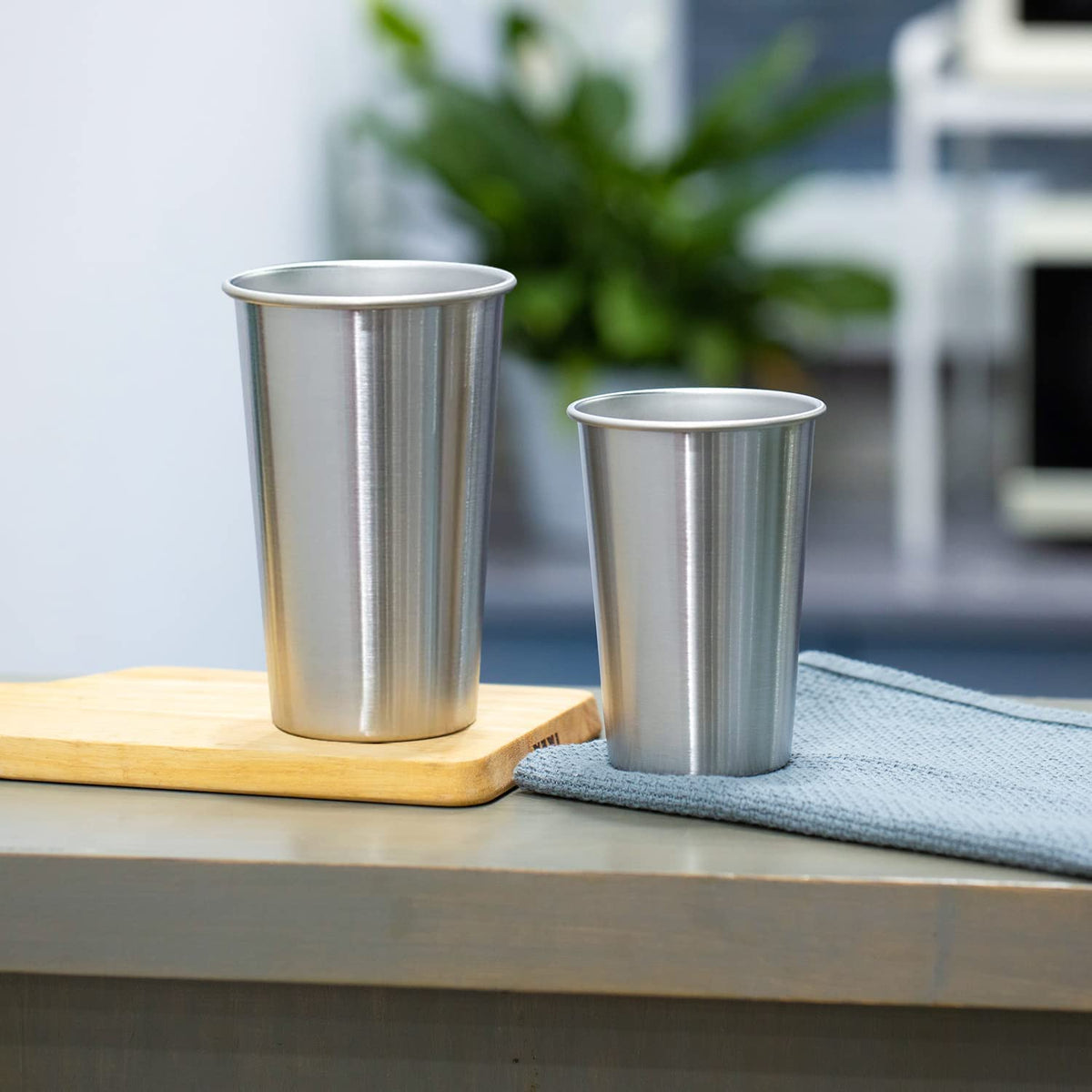 SMLIXE four-pack 24oz pint cups, outdoor use, rugged camping cup.