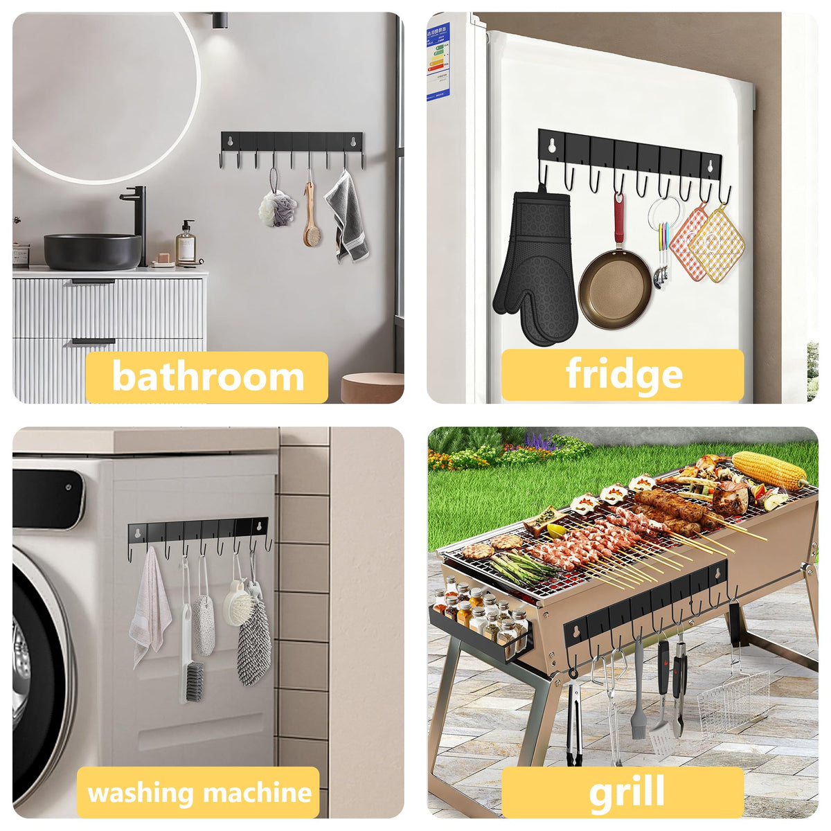 SMRCAD heavy-duty magnets support sturdy spice storage on metal surfaces