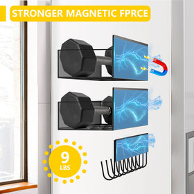 SMRCAD magnetic shelf with hook suitable for oven or kitchen clutter