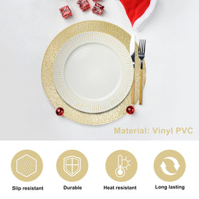 Snowkingdom placemats roll for storage and lay flat during use.