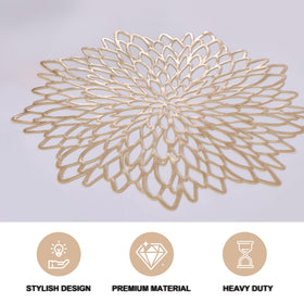 Snowkingdom heat resistant placemats protecting surfaces during warm dishes