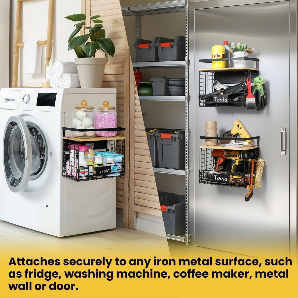 Snuvid Wide Shelf pre-drilled bamboo ensures simple installation in minutes.