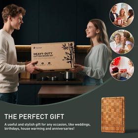 Socisen bamboo board maintains flatness for stable prep surfaces