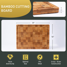 Socisen cutting board offers a knife-friendly surface that protects blades