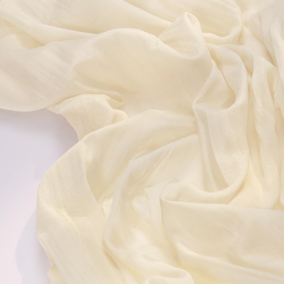 Socomi cheesecloth weave close-up shows soft rustic texture and natural hand-dyed finish.