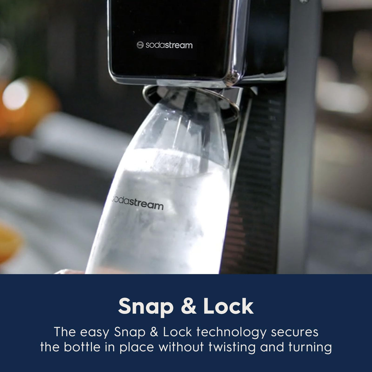 Eco-friendly carbonation helps reduce single-use plastic bottle waste.