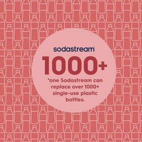 Sodastream easy-clean black bottle suitable for dishwasher cleaning.