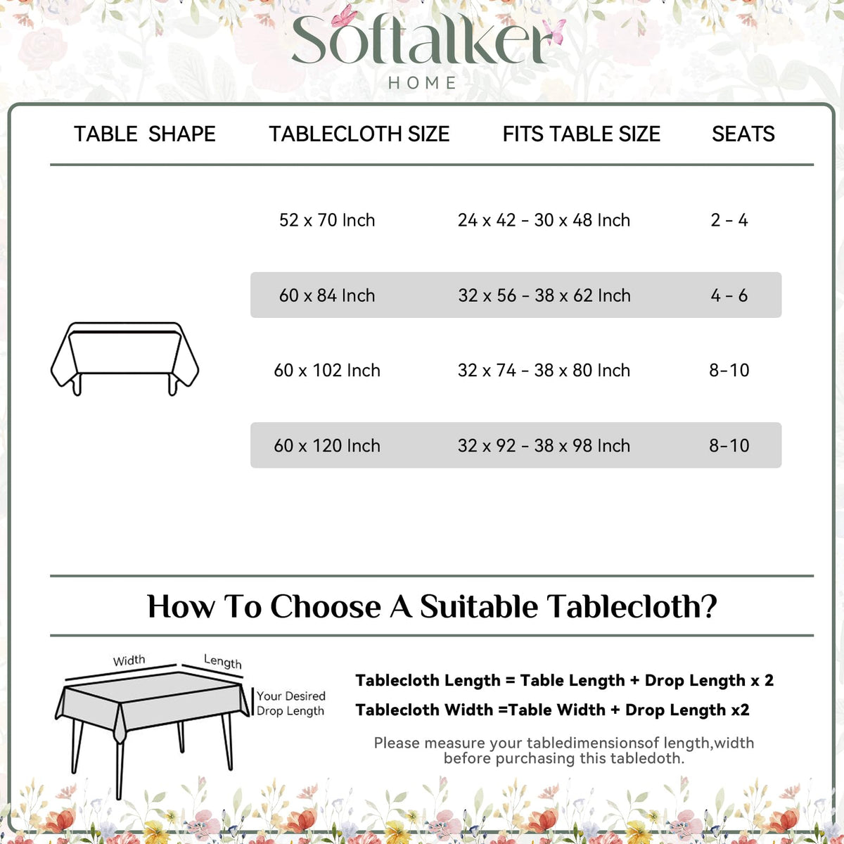 Softalker Easter tablecloth outdoor picnic setup with family.