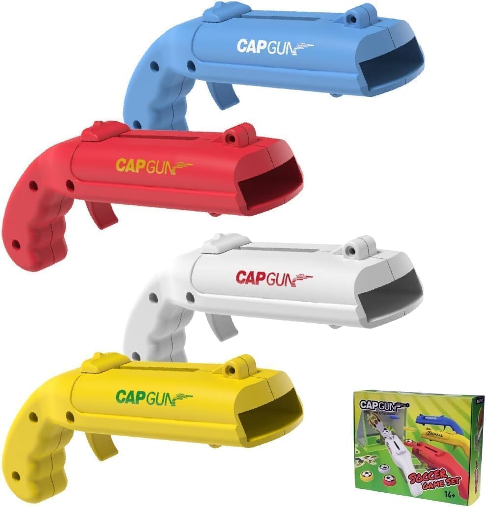 SomisGarden bottle-cap shooting gun in action for lively party games.
