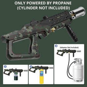 Sondiko campfire starter use with torch for fast ignition outdoors.