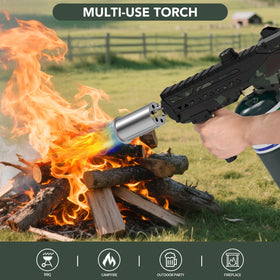 Sondiko torch flame control knob showing adjustable intensity for versatile cooking.