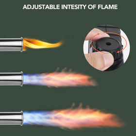 Sondiko two-handed grip design for comfortable extended use during grilling.