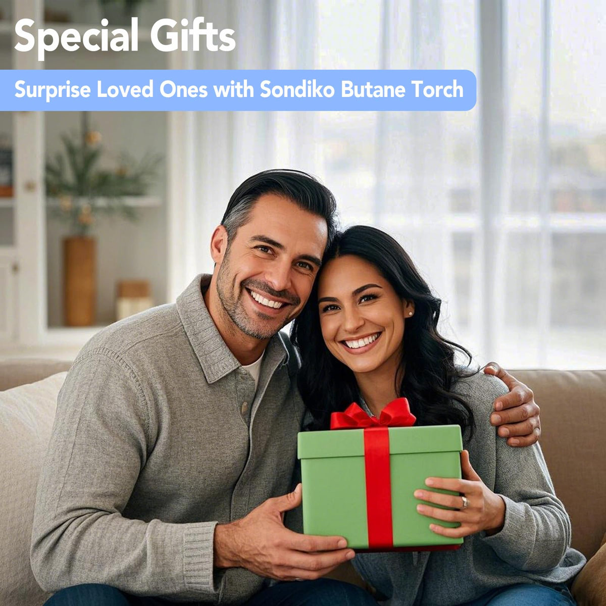 Sondiko torch in portable gift-ready packaging.