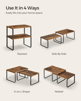 SONGMICS durable-kitchen-storage-composition keeps items steady and easy to reach.