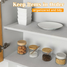 Songrey non-slip liner is easy to trim for custom-fit drawers.