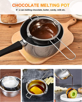 Songziming double pour spouts allow safe, controlled pouring on both sides.
