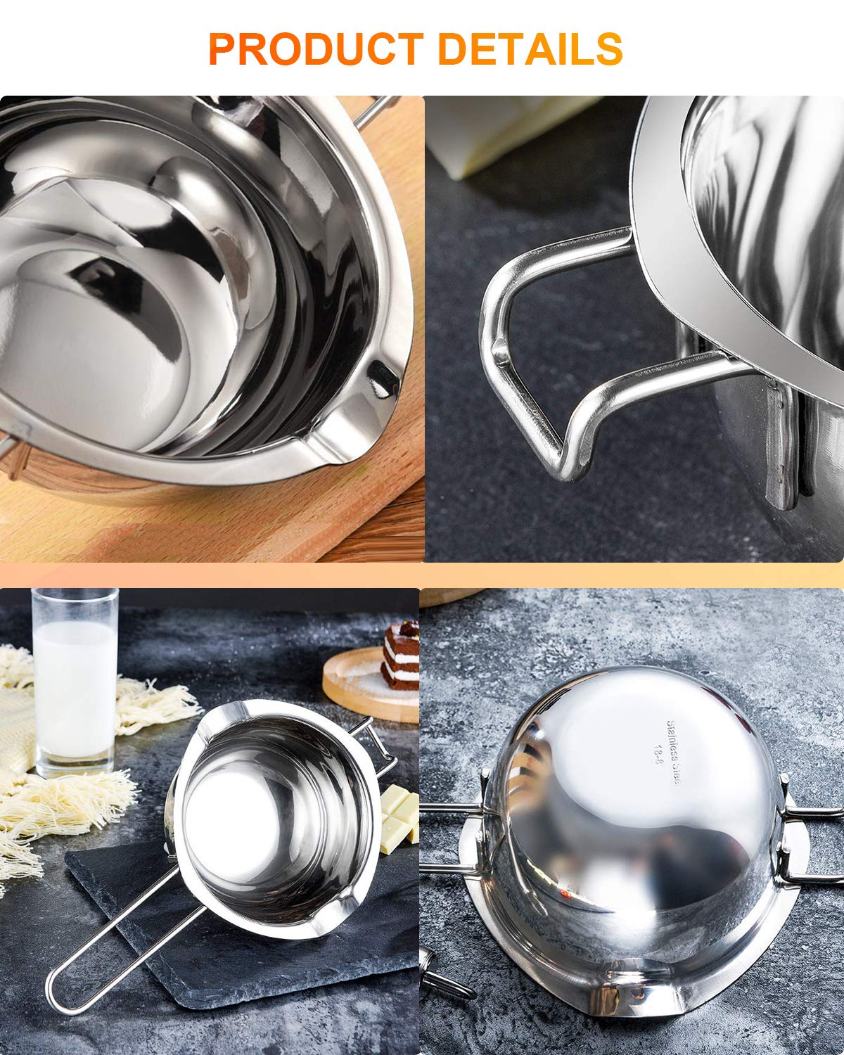 Songziming long-handle design keeps hands safe from heat during melting.