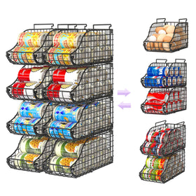 Sonyabecca 8-pack can organizer in pantry maximizes space efficiency