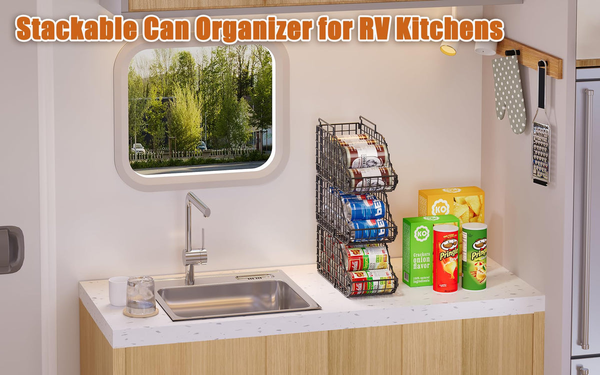 Sonyabecca eight baskets set keeps cans organized and visible