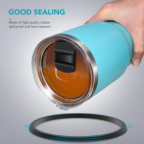 Soonsure 3-pack travel spill-proof lid set for multiple cups.