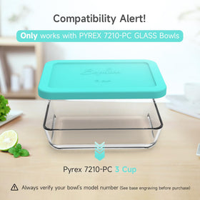 SOPHICO airtight-seal rectangle lid keeps leftovers fresh and secure