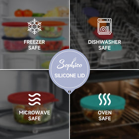 Sophico lid features hanging hole design for space-saving storage