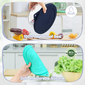 SOPHICO lid is dishwasher-safe and freezer-safe for easy cleaning