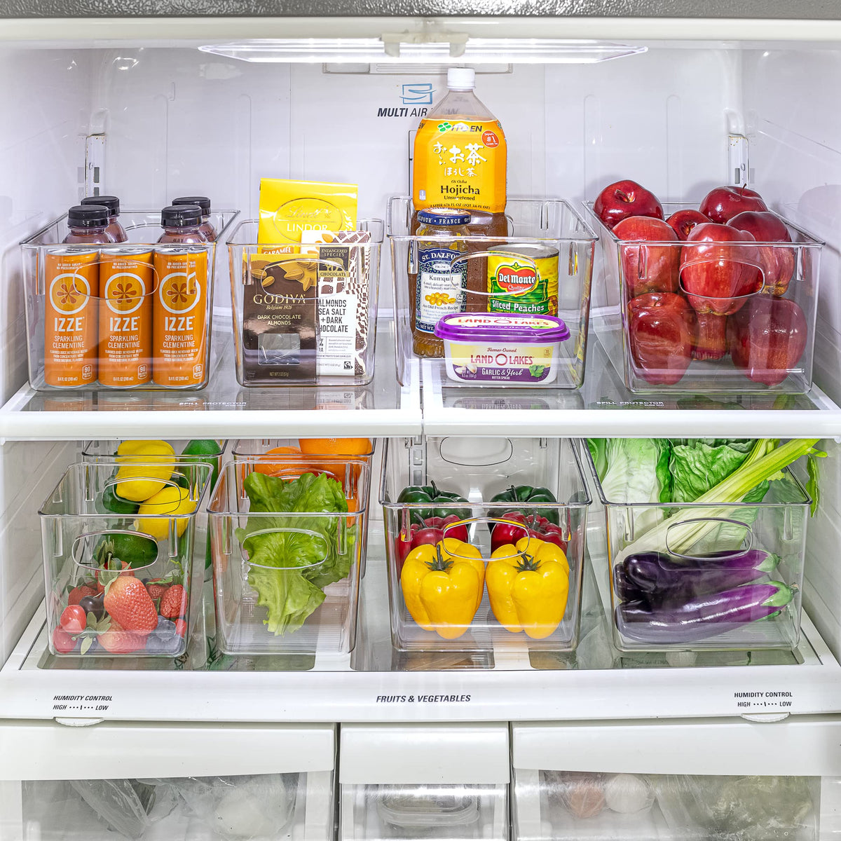 Sorbus transparent pantry bin provides quick visibility of contents