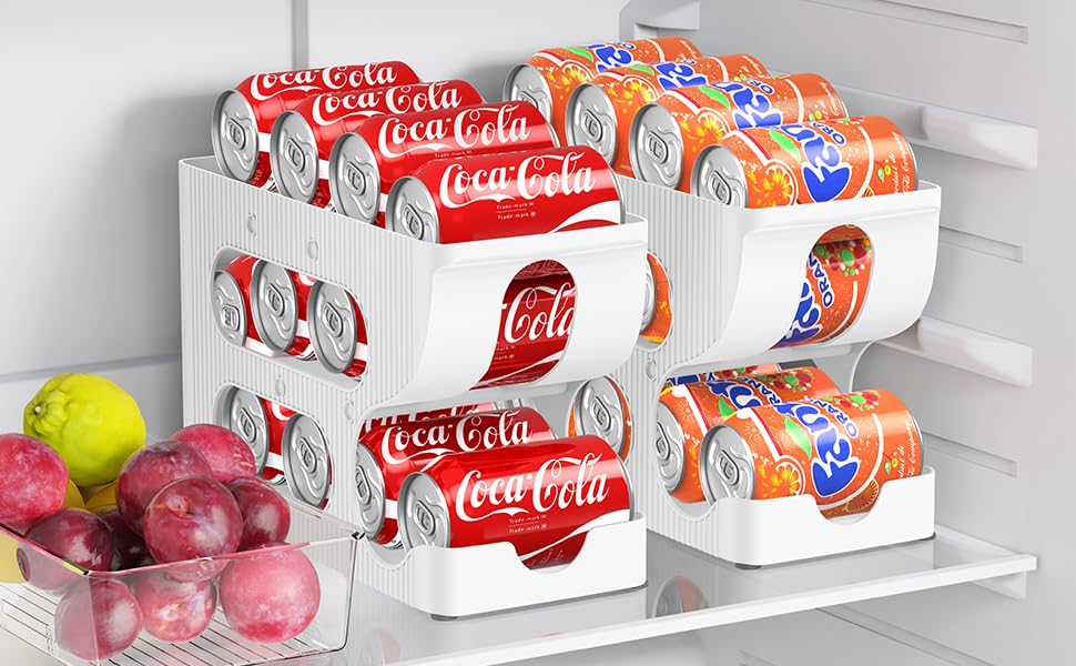 Sotfamily FIFO can track holding 24 cans within easy reach.