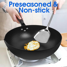Souped Up Recipes spatula-in-use demonstrates effortless tossing and even cooking.