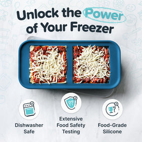 Souper Cubes dishwater-safe tray for easy cleaning after freezing and storing