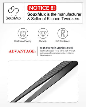 SouxMux ergonomic grooved handle ensures a non-slip grip.