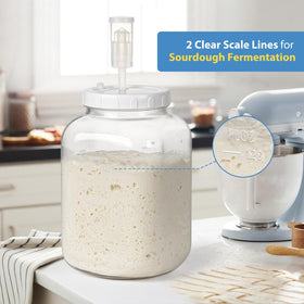 Sovietiep wide-mouth jars for easy cleaning and versatile use.