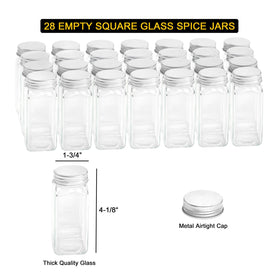 SpaceAid chalk marker labeling jars for easy reference.