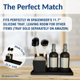Spacewiser TidyNook dishwasher-safe silicone cleans quickly with minimal maintenance
