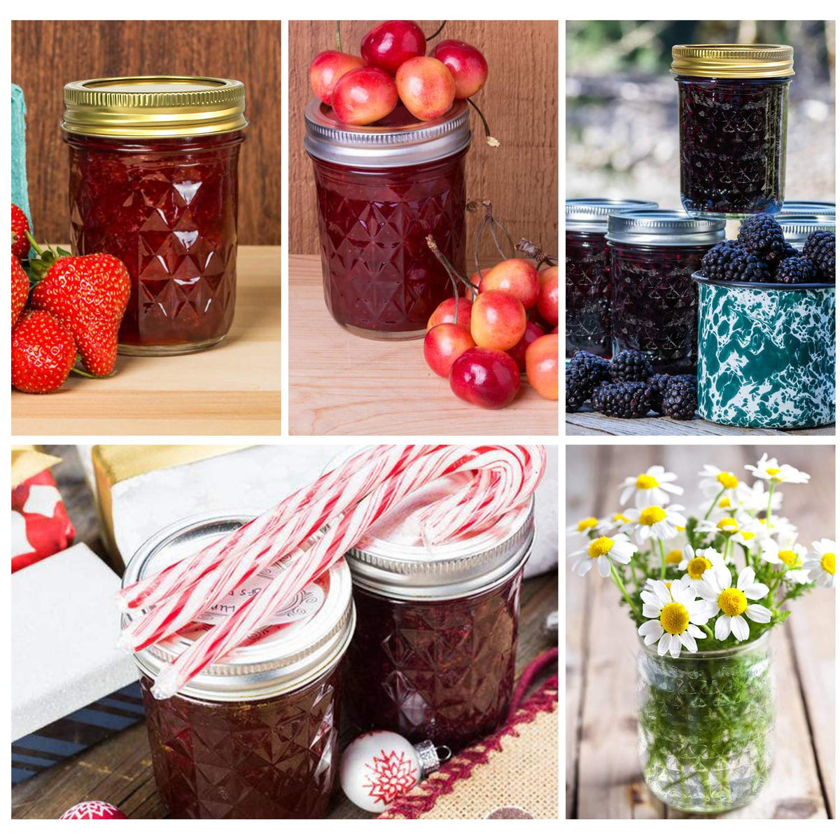 SPANLA mason jars with included labels for quick organization.