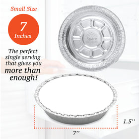 Spare Essentials pie tins with lids for secure transport