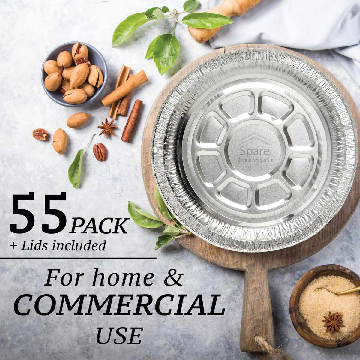 Spare Essentials takeout containers with lids simplify leftovers