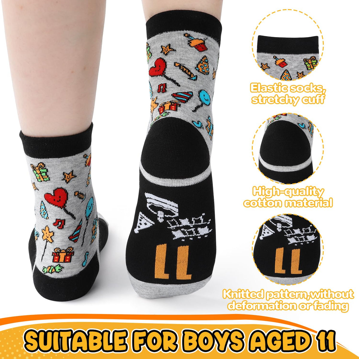 Splandiant this-boy-is-now-11 socks for comfortable daily wear