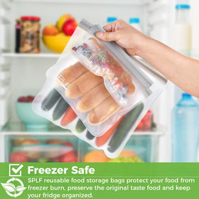 SPLF upgraded double closures seal airtight storage and prevent leaks